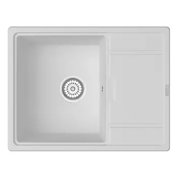 Мойка кухонная Point Стил 65 белый