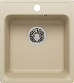 Мойка кухонная Polygran Quartz Bond 430, лен, арт.688186