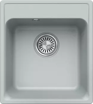 Мойка кухонная Polygran Quartz Bond 430, Платина, арт.856387