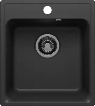 Мойка кухонная Polygran Quartz Bond 430, уголь, арт.688155