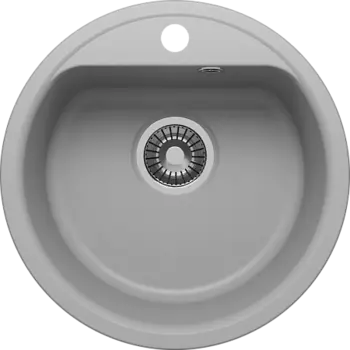Мойка кухонная Polygran Quartz Bond 480, дым, арт.688216