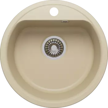 Мойка кухонная Polygran Quartz Bond 480, лен, арт.688223
