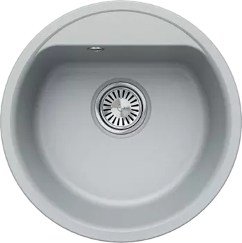 Мойка кухонная Polygran Quartz Bond 480, Платина, арт.856417