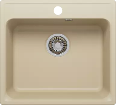 Мойка кухонная Polygran Quartz Bond 530, лен, арт.688261
