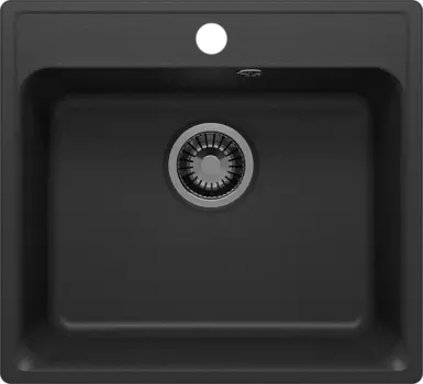 Мойка кухонная Polygran Quartz Bond 530, уголь, арт.688230