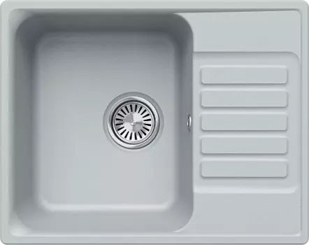 Мойка кухонная Polygran Quartz Bond 600, Платина, арт.856479