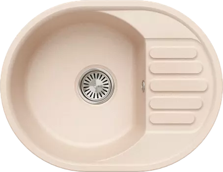 Мойка кухонная Polygran Quartz Bond 610, Саванна, арт.856523