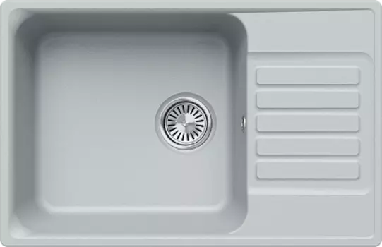 Мойка кухонная Polygran Quartz Bond 740, Платина, арт.856530