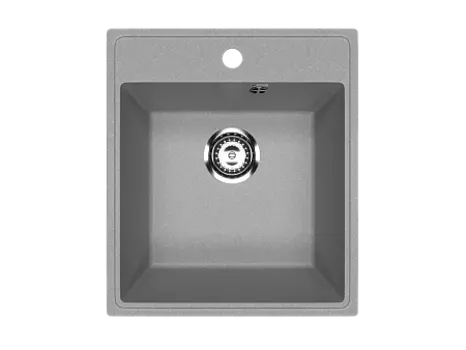 Мойка кухонная ULGRAN Practik PR-M 425-003, светло-серый
