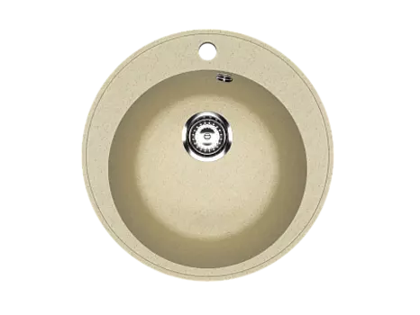 Мойка кухонная ULGRAN Practik PR-M 475-002, слоновая кость