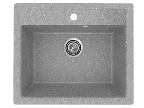 Мойка кухонная ULGRAN Practik PR-M 565-003, светло-серый