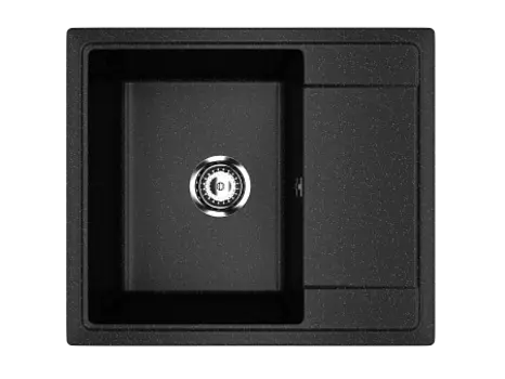 Мойка кухонная ULGRAN Practik PR-M 575-004, черный оникс