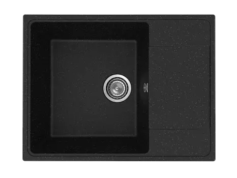 Мойка кухонная ULGRAN Practik PR-M 650-004, черный оникс