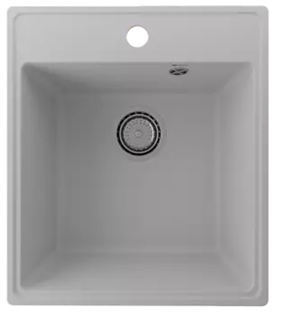 Мойка кухонная ULGRAN Quartz Forte 425-04, платина