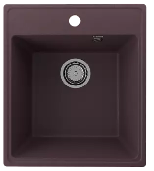 Мойка кухонная ULGRAN Quartz Forte 425-06, трюфель