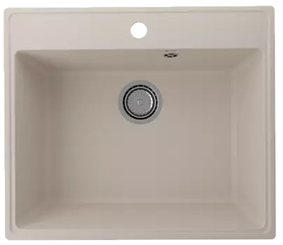 Мойка кухонная ULGRAN Quartz Forte 580-02, лен