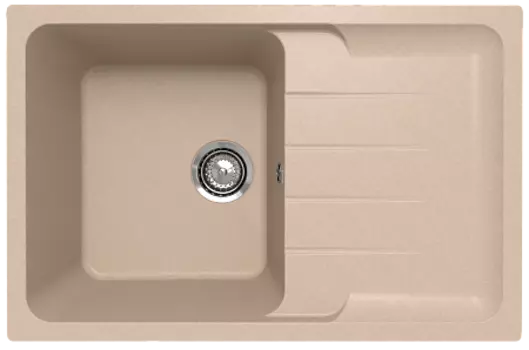 Мойка кухонная ULGRAN Quartz Gerda 780-03, десерт