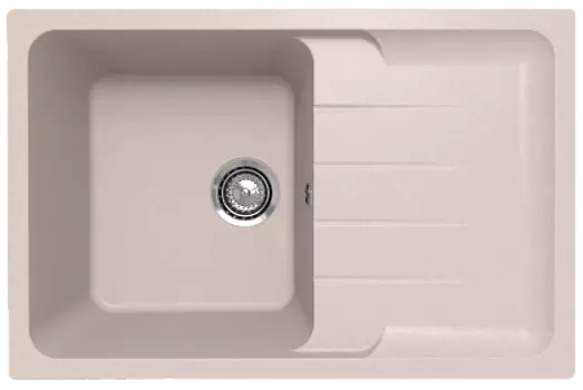 Мойка кухонная ULGRAN Quartz Gerda 780-10, песок