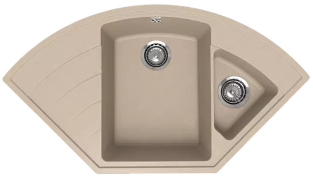 Мойка кухонная ULGRAN Quartz Marta 1000-03, десерт