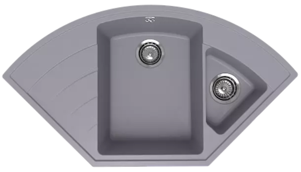 Мойка кухонная ULGRAN Quartz Marta 1000-05, бетон