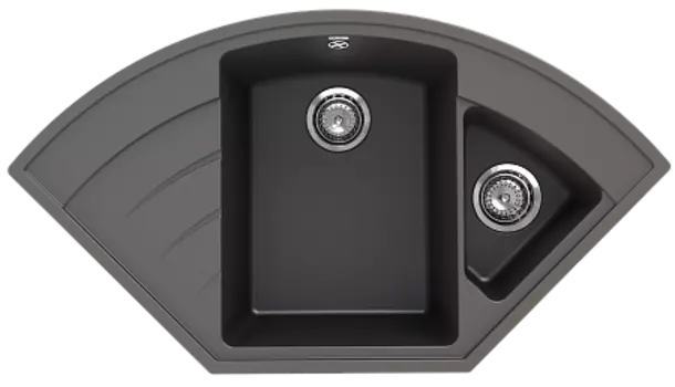 Мойка кухонная ULGRAN Quartz Marta 1000-09, асфальт