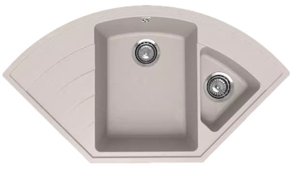 Мойка кухонная ULGRAN Quartz Marta 1000-10, песок