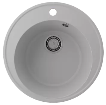 Мойка кухонная ULGRAN Quartz Nora 485-04, платина