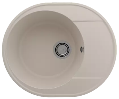 Мойка кухонная ULGRAN Quartz Nora 585-02, лен