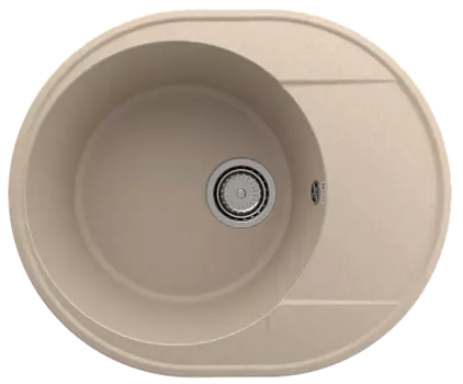 Мойка кухонная ULGRAN Quartz Nora 585-03, десерт