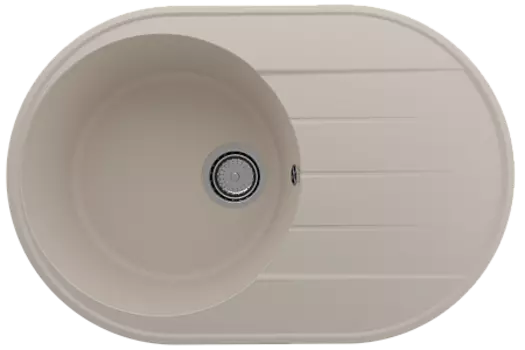 Мойка кухонная ULGRAN Quartz Nora 750-02, лен