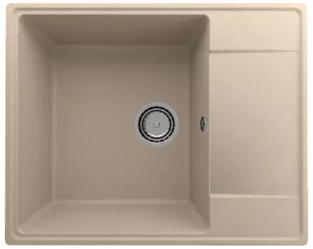 Мойка кухонная ULGRAN Quartz Prima 605-03, десерт