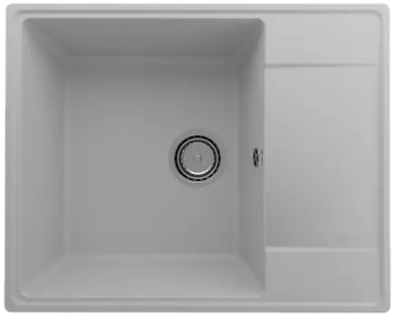 Мойка кухонная ULGRAN Quartz Prima 605-04, платина