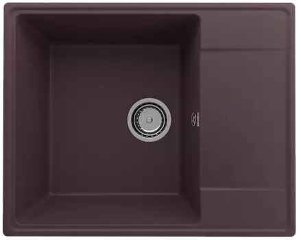 Мойка кухонная ULGRAN Quartz Prima 605-06, трюфель
