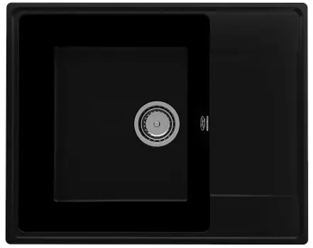 Мойка кухонная ULGRAN Quartz Prima 605-07, уголь