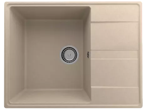 Мойка кухонная ULGRAN Quartz Prima 650-03, десерт