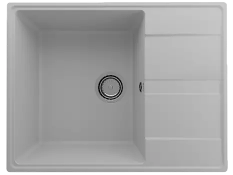 Мойка кухонная ULGRAN Quartz Prima 650-04, платина