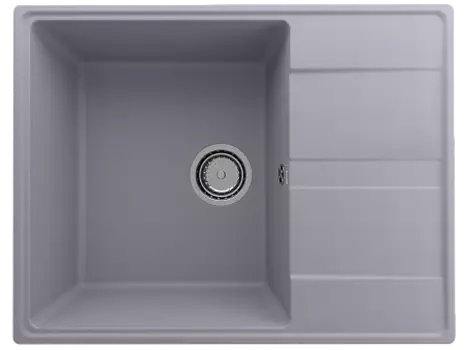 Мойка кухонная ULGRAN Quartz Prima 650-05, бетон