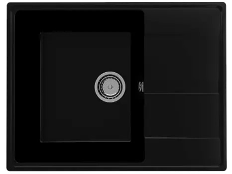 Мойка кухонная ULGRAN Quartz Prima 650-07, уголь