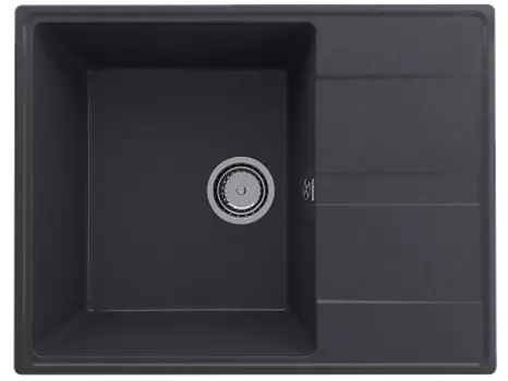 Мойка кухонная ULGRAN Quartz Prima 650-08, космос