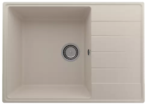 Мойка кухонная ULGRAN Quartz Prima 700-02, лен