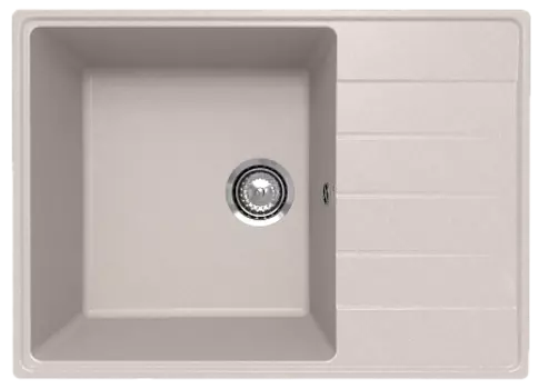 Мойка кухонная ULGRAN Quartz Prima 700-10, песок