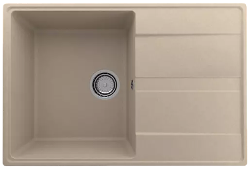 Мойка кухонная ULGRAN Quartz Prima 750-03, десерт