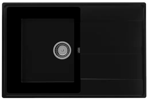 Мойка кухонная ULGRAN Quartz Prima 750-07, уголь