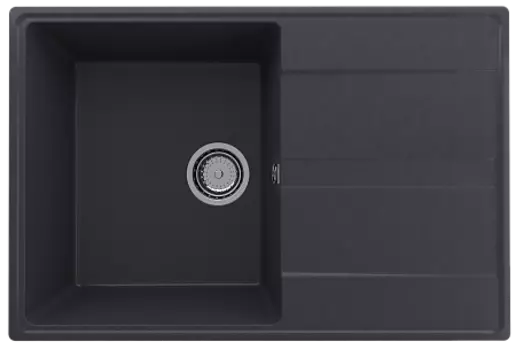 Мойка кухонная ULGRAN Quartz Prima 750-08, космос