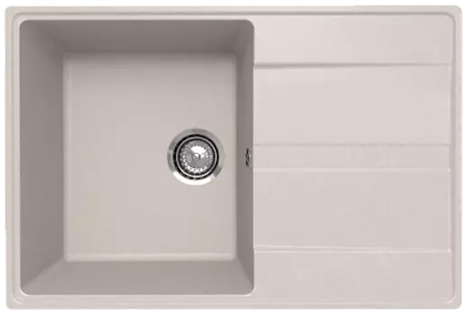 Мойка кухонная ULGRAN Quartz Prima 750-10, песок