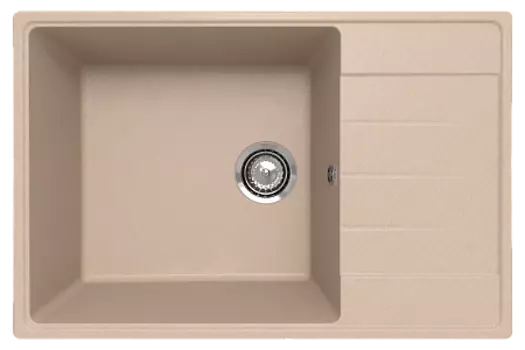 Мойка кухонная ULGRAN Quartz Prima 760-03 десерт