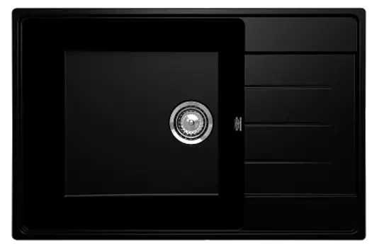 Мойка кухонная ULGRAN Quartz Prima 760-07 уголь