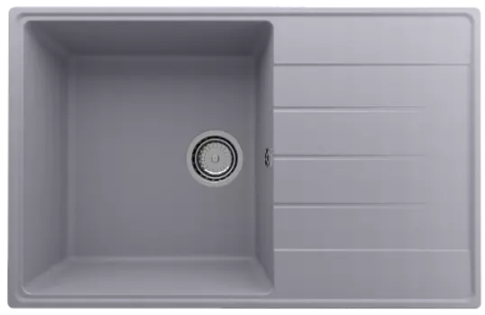 Мойка кухонная ULGRAN Quartz Prima 780-05, бетон