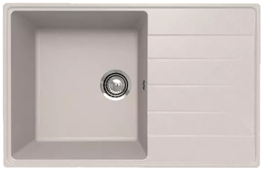 Мойка кухонная ULGRAN Quartz Prima 780-10, песок