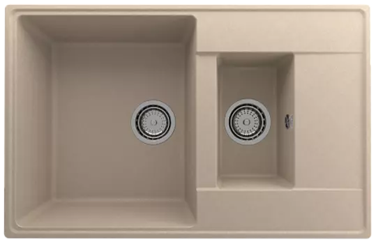 Мойка кухонная ULGRAN Quartz Prima 780 1,5 K-03, десерт